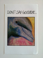 VINTAGE  POSTCARD..DOLPHIN-THREATENED..WWF - Dauphins