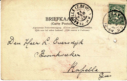 Briefkaart Met Grootrond OUDENBOSCH Op 55 En Grootrond KAPPELLE (Z.BEVEL.) - Covers & Documents