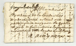 Grenoble 1799 FRANCA VALENCE Pour Avignon - ....-1700: Précurseurs