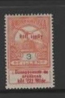 Hungary SG 155   1914 War Charity Stamps, 3f Orange,mint Hinged - Unused Stamps