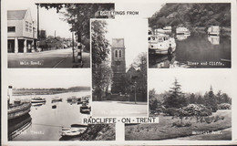 UK - Radcliffe On Trent - Old Views - Main Street - River - Church - Nice Stamp - Other & Unclassified