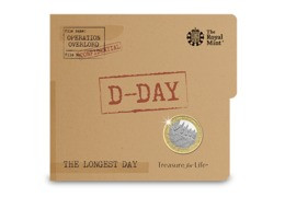 UK £2 Coin D Day Landings - Brilliant Uncirculated BU - 2 Pond