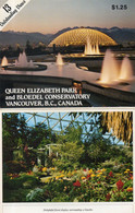- QUEEN ELIZABETH PARK And BLOEDEL CONSERVATORY VANCOUVER., CANADA - 13 Outstanding Views - Scanées - - Moderne Ansichtskarten