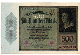 Germania - 500 Mark 1922    ++++++ - 500 Mark