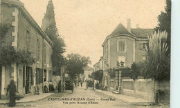 Castelnau D'auzan * Grand Rue * Vue Prise Avenue D'eauze * Maréchal Ferrant ? - Sonstige & Ohne Zuordnung