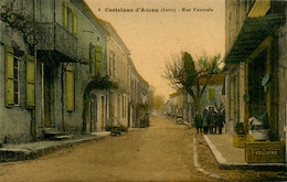 Castelnau D'auzan * La Rue Centrale * Magasin Commerce - Altri & Non Classificati