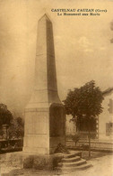 Castelnau D'auzan * Vue Sur Le Monument Aux Morts Du Village - Otros & Sin Clasificación