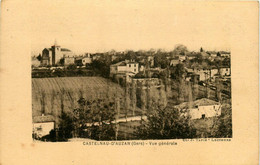 Castelnau D'auzan * Vue Générale Et Panorama Du Village - Autres & Non Classés