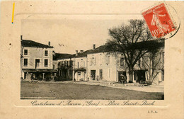 Castelnau D'auzan * La Place St Roch * Le Café Central - Other & Unclassified