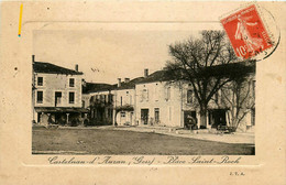 Castelnau D'auzan * La Place St Roch * Le Café Central - Andere & Zonder Classificatie