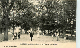 Castéra Les Bains * Le Foirail Et Law Tennis * Jeu Sport De Raquette - Castera