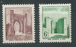 MAROC N° 345+350 ** TB 2 - Unused Stamps