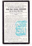 DP Joseph DeHeegher / Huys 15j. ° Watou Poperinge 1909 † 1924 - Andachtsbilder