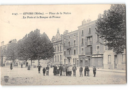 CPA 69 La Banque De France Et La Poste Givors - Givors