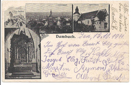 67 DAMBACH LA VILLE / Multivue Avec Bernstein  écrite 1911 - Dambach-la-ville