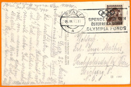 Aa2825 - AUSTRIA - POSTAL HISTORY - POSTCARD 1936 Olympic Games Postmark - Sommer 1936: Berlin