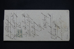 AUTRICHE - Marque Postale En Bleu De Linz Sur Lettre En 1839   - L 98598 - ...-1850 Préphilatélie