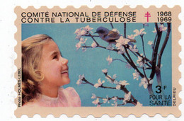 Comité National De Défense Contre La Tuberculose - 1968 / 1969 - 11,5 Cm X 7,5 Cm - - Tegen Tuberculose