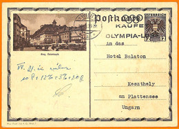 Aa2833 - AUSTRIA - POSTAL HISTORY - STATIONERY CARD 1936 Olympics Postmark - Sommer 1936: Berlin