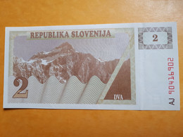 SLOVENIE 2 TOLARJEV 1990 UNC - Slovénie