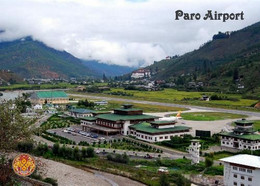 Bhutan Paro International Airport Overview New Postcard Flughafen AK - Bhutan