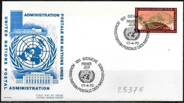 Nazioni Unite/United Nations/Nations Unies: FDC - Brieven En Documenten