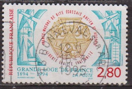 Symboles Maçonniques - FRANCE - Grande Loge - N° 2912 - 1994 - Gebruikt