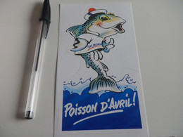 Autocollant - Alimentation - POISSON D'AVRIL - SALMONA - Pegatinas