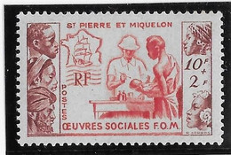 St Pierre Et Miquelon N°344 - Neuf * Avec Charnière - TB - Nuovi