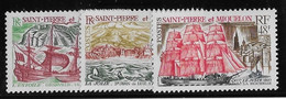 St Pierre Et Miquelon N°395/397 - Neuf * Avec Charnière - TB - Ungebraucht