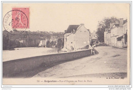 79 ARGENTON RUE ORGEON AU PONT DE BIAIS CPA BON ÉTAT - Argenton Chateau