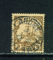 TOGO  -  1900 Yacht Definitive 3pf Used As Scan - Colony: Togo