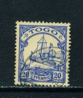 TOGO  -  1900 Yacht Definitive 20pf Used As Scan - Colony: Togo