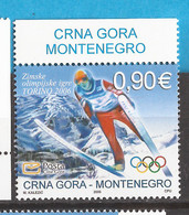 6-21 2006  CRNA GORA MONTENEGRO OLYMPIADI TORINI SPORT  SKISPRING MNH - Winter 2006: Turin