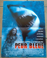 AFFICHE CINEMA FILM PEUR BLEUE HARLIN Thomas JANE Samuel L. JACKSON 1999 TBE REQUIN HORREUR - Affiches & Posters