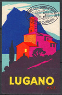 Lugano Ticino Canton Switzerland LUGANO Philatelic Congress 1934 - Cinderella Label Vignette - Other & Unclassified