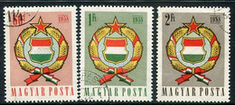 HUNGARY 1958 Change Of Constitution Used.  Michel; 1528-30 - Used Stamps