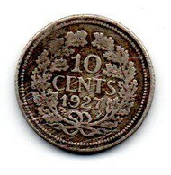 Pays Bas - 10 Cents 1927 TTB - 10 Centavos