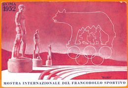 Aa2847 - Postal History - VINTAGE Illustrated CARD - 1952  Olympic Games ITALY - Verano 1952: Helsinki