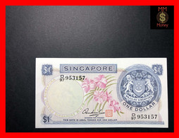 SINGAPORE 1 $ 1967  P. 1  "sig. Hon Sui Sen"  *with Red Seal*     AU \ UNC - Singapore