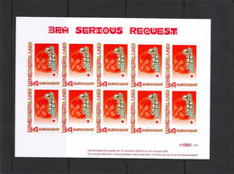 Nederland NVPH 2619F1 Vel Persoonlijke Decemberpostzegels Serious Request 2008 MNH Postfris - Andere & Zonder Classificatie