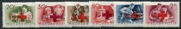 HUNGARY 1957 Red Cross MNH / **.  Michel 1482-87 - Unused Stamps