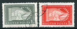 HUNGARY 1956 Young Pioneers Used.  Michel 1468-69 - Usado