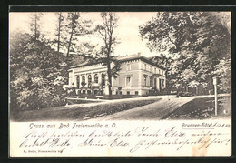 AK Bad Freienwalde An Der Oder, Blick Zum Brunnen-Hotel - Bad Freienwalde