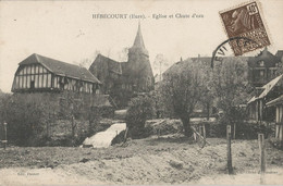 CPA - Hébécourt - Eglise Et Chute D'Eau - Hébécourt