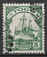 TOGO  COLONIA TEDESCA  1909-14  ORDINARIA YVERT.20 USATO VF - Togo