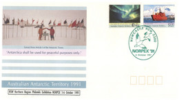 (QQ 10) Australia -  AAT 1991 - Norpex 91 FDC (green Postmark Only) - FDC