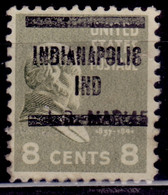 United States, 1938, Martin Van Buren, 8c, Overprint, Sc#813, MLH - Gebraucht