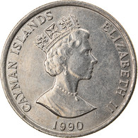 Monnaie, Îles Caïmans, 10 Cents, 1990, TTB+, Copper-nickel, KM:89 - Cayman Islands
