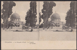 JERUSALEM - Omar Mosque EL-AKSA Islam Dome Of The Rock - Israel Palestine Postcard - Palestine